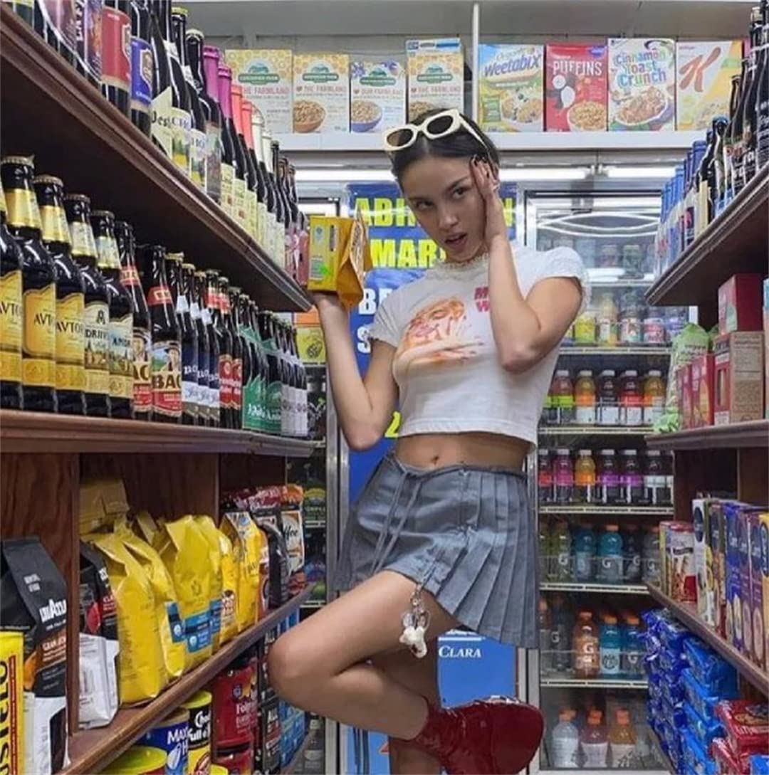 Plisowana spódnica w stylu koreańskim, letnia spódnica mini z seksownym wiązaniem Kawaii