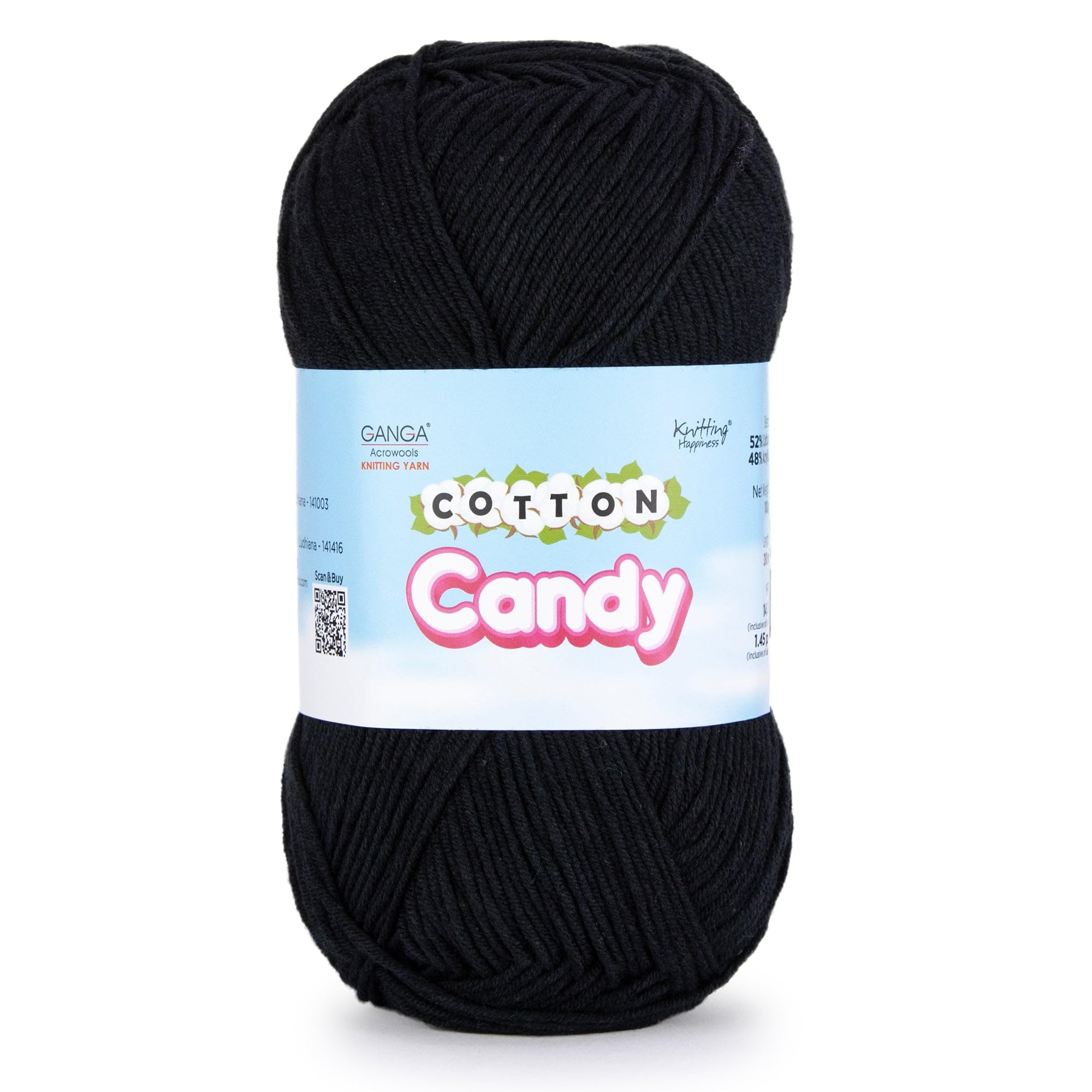Ganga Cotton Candy Yarn - Soft Pastel Yarn for Knitting & Crochet -3