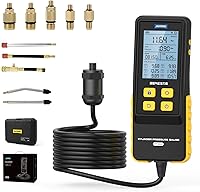 Vista 1 de AUTOOL Juego de medidor de compresión digital automotriz, 0-426PSI 0~29bar para kit de herramienta de prueba de compresión de cilindro de motor