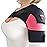 Shoulder Brace - Support & Injury Prevention Brace- Joint Pain Releaser- Shoulder Compression Wrap Strap - Adjustable Injury Accessories for Shoulders - Premium Quality Strap by FIGHTECH (Pink, L-XL)