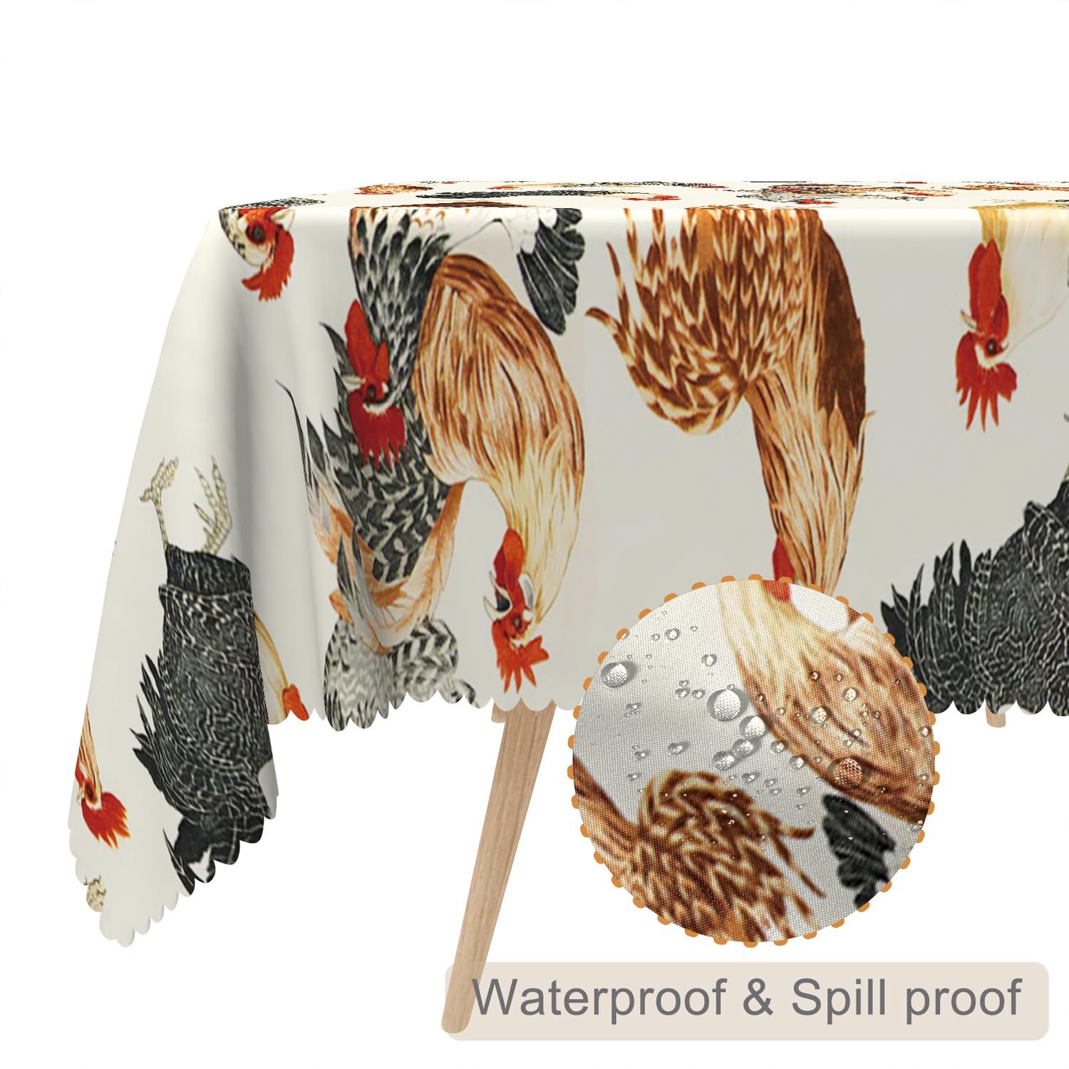 Q-Beans Nappe Rectangulaire Décorative Rectangulaire [Taille : 152