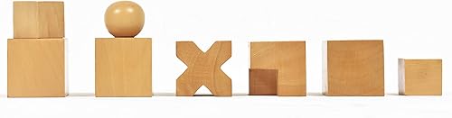 Miniatura 2 de Royal Chess Mall Bauhaus 1923 - Juego de ajedrez abstracto reproducido solo piezas de ajedrez, juego de ajedrez de madera de boj ebonizado sólido,