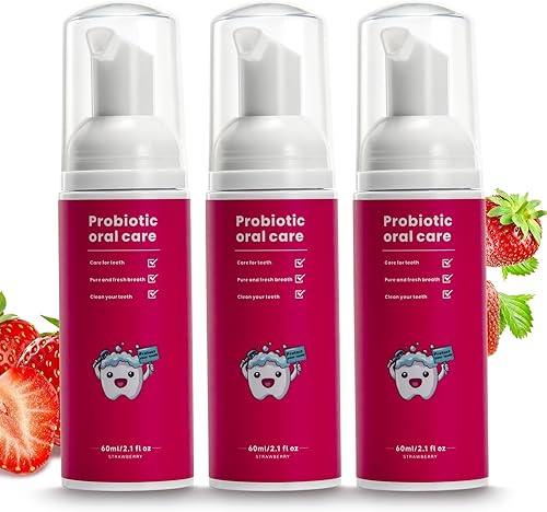 Miniatura 9 de ELOTAME - Pasta de dientes de espuma sin flúor para niños, paquete de 2 pastas de dientes naturales para limpiar y blanquear con sabor a menta y