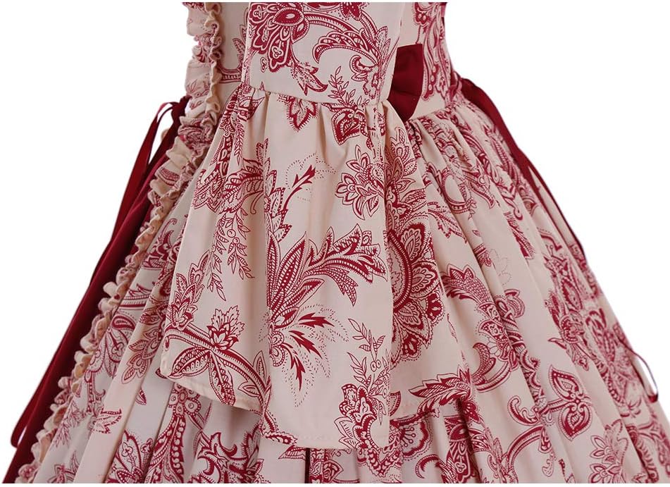 1791's lady Women's Victorian Rococo Dress Inspiration Maiden Costume - Image 4