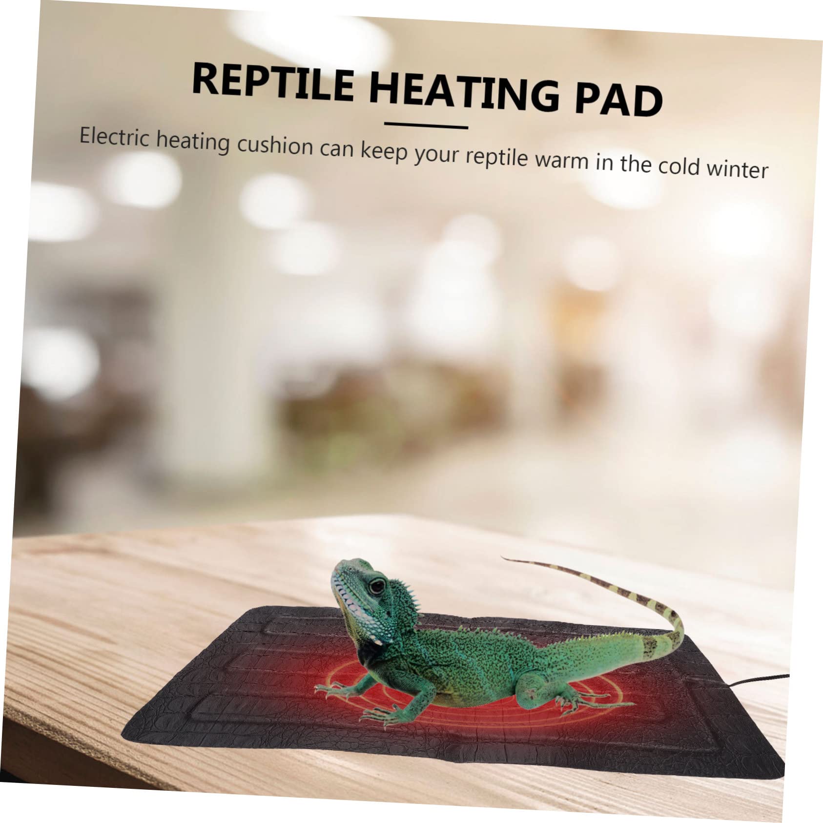 Didiseaon 1 Unidad De Almohadilla Térmica para Mascotas Cama para Gatos con Calefacción para Exteriores Almohadilla Térmica para Reptiles Calentador Contenedores De Vidrio para