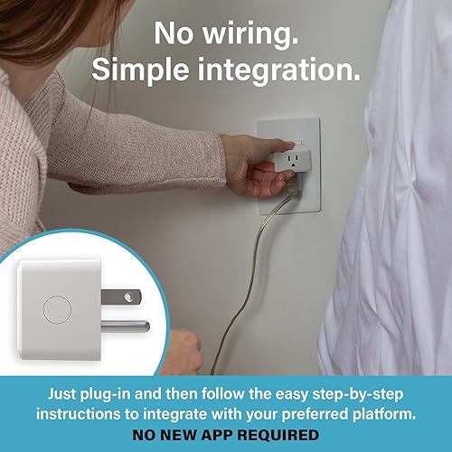 Miniatura 4 de Legrand Radiant Wi-Fi Matter Smart Plug Matter Hub requiere 15 A, fácil configuración, compatibilidad mejorada con Apple HomeKit, Google Home, Alexa
