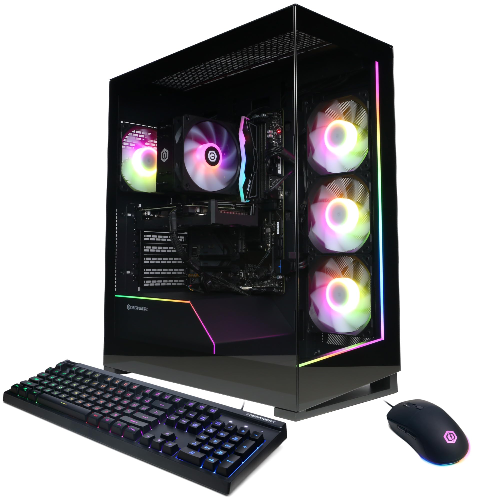 CyberPowerPC Gamer Master Gaming PC, AMD Ryzen 7 9700X 3.8GHz, GeForce RTX 5060 8GB, 16GB DDR5, 1TB PCIe 4.0 SSD, WiFi Ready &amp; Windows 11 Home (GMAI5900A2)