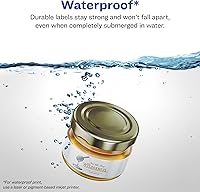 Vista 2 de Avery Durable Waterproof Rectangle Labels, Sure Feed Technology, 2.5" x 7", 30 Total, Oil and Tear-Resistant Waterproof Labels, Print-to-The-Edge