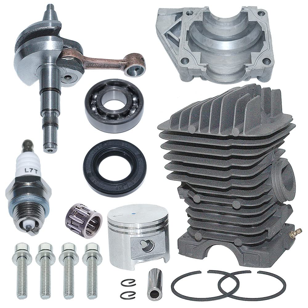 Zestaw cylindra do tuningu Zestaw tłoka cylindra wał korbowy z wymianą świecy zapłonowej pasuje do Stihl MS390 MS290 MS310 029 039