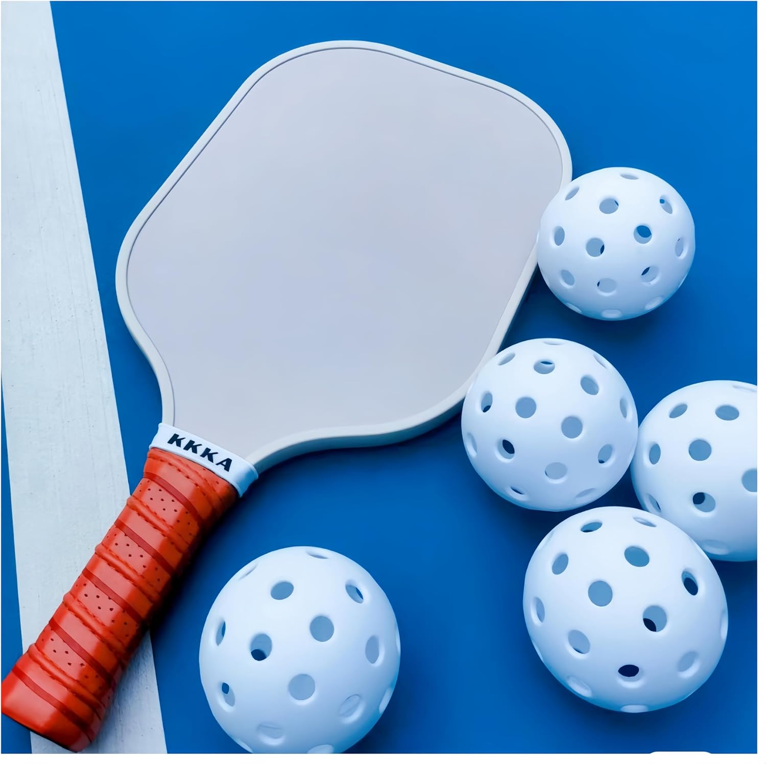 2PCS Personalized Pickleball Paddle Name Bands, Silicone Grip Bands for Racket Handles, Racquetball, Tennis - Image 4