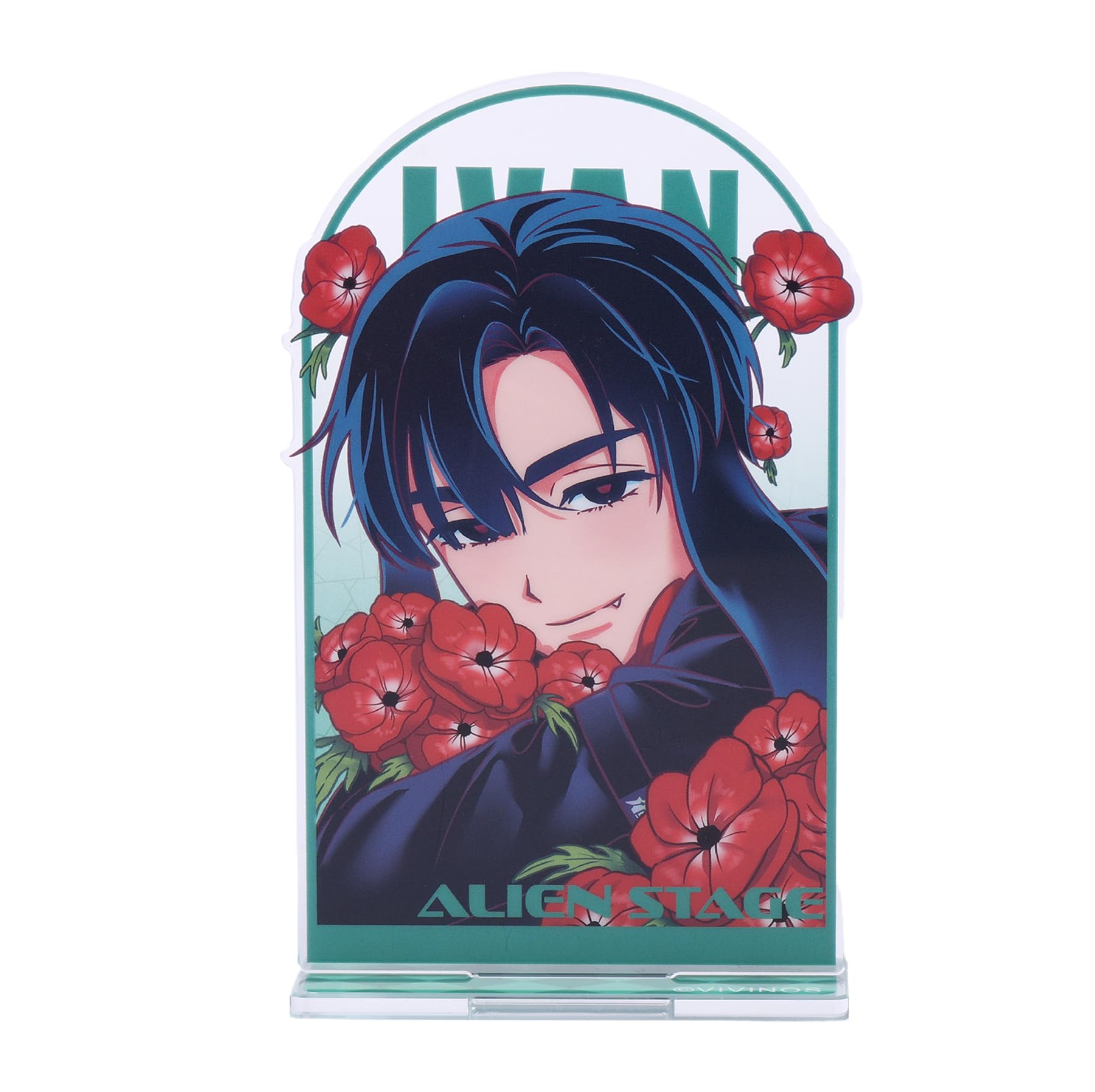 YJacuing Alien Stage Rabbit Series Acrylic Stand โ 4.3 x 2 Inch Anime Desk Decor, Officially Licensed ALNST Tabletop Artwork (Ivan)