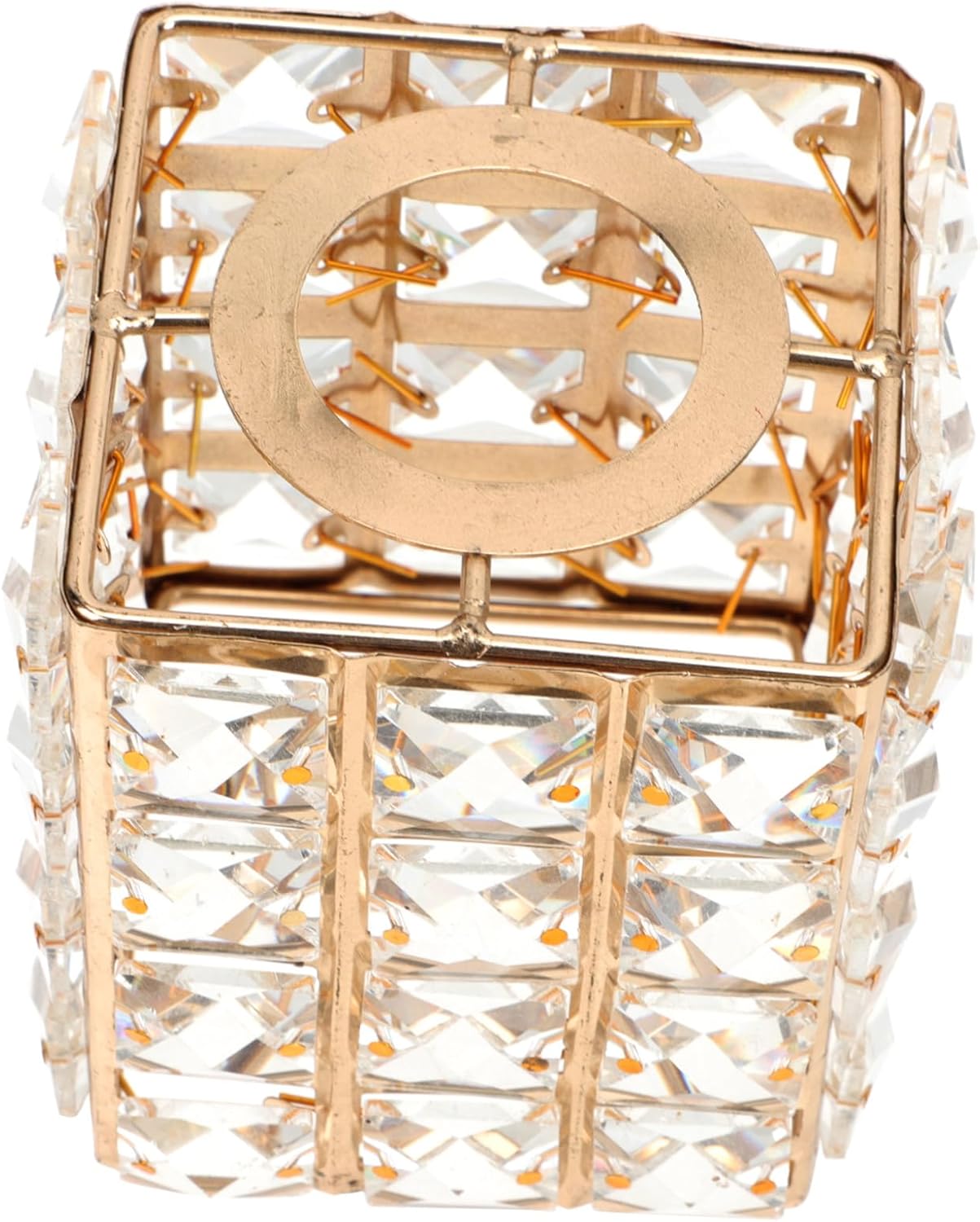 balacoo Crystal Ceiling Light Shade Delicate Lamp Cover for Pendant and Chandelier Easy Installation Opening Safe and Material for Home Decor