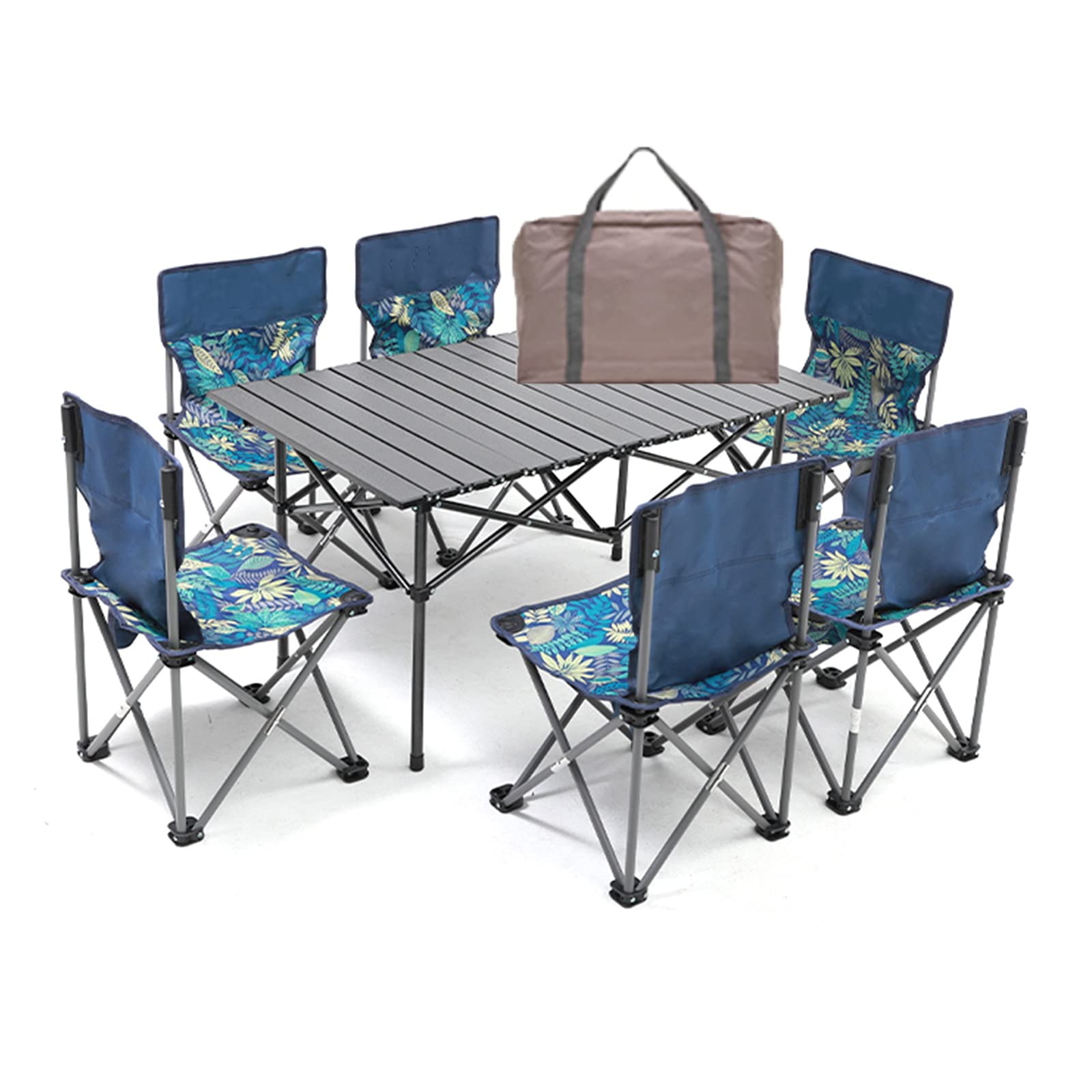 Table camping pliante en aluminium stable pour sol sableux