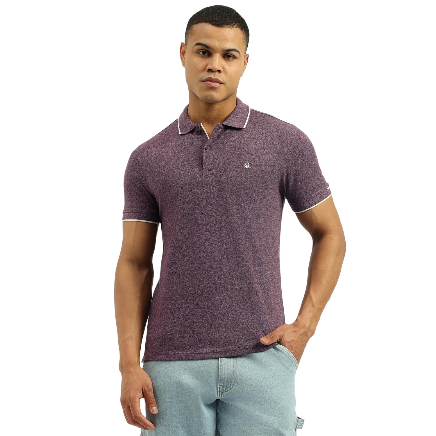 united colors of benetton Men's Solid Regular Fit Tshirt-picture-43