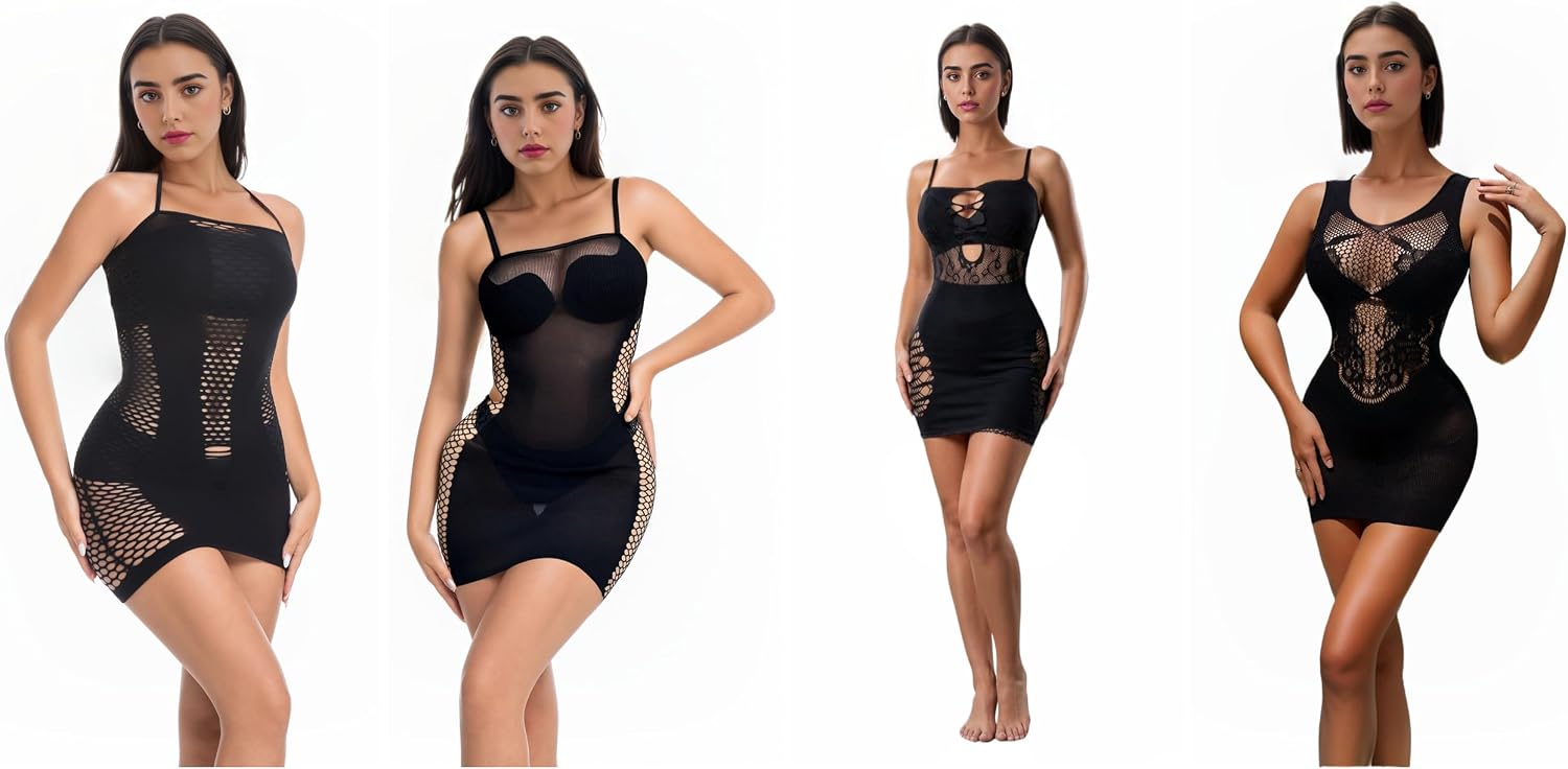 Womens Lingerie Bodysuit Chemise Teddy Naughty Babydoll Nighty