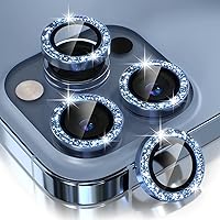 Vista 29 de Choiche Compatible para iPhone 16 Pro/iPhone 16 Pro Max Protector de Lente de Cámara, Vidrio Templado 9H Protector de Pantalla de Cubierta de Cámara