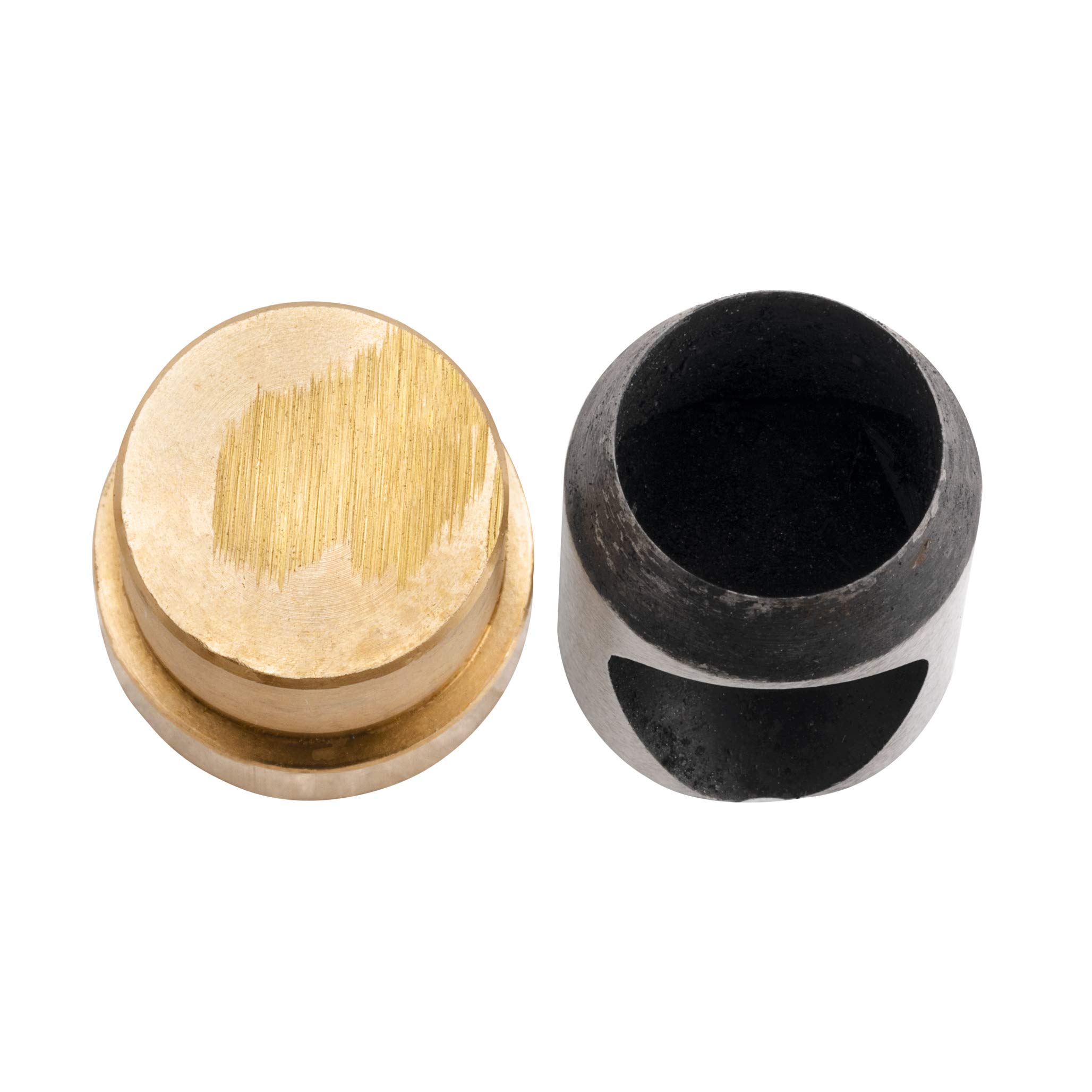 Kit Fustelle Per Fori Multistrato Trimming Shop - 10 Mm Con Base Oro - Per Pelle E Tessuti - Punzone Per Rivetti E Occhielli