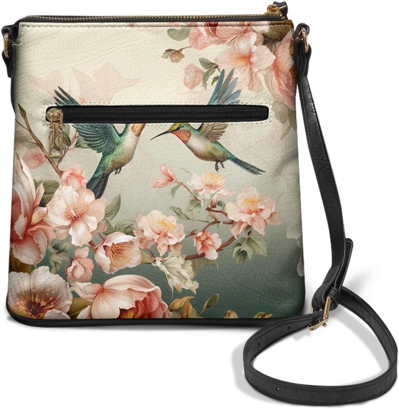 HUGS IDEA Crossbody Purse for Women Leather Satchel Bags Crossbody Shoulder Bag Tote Handbag