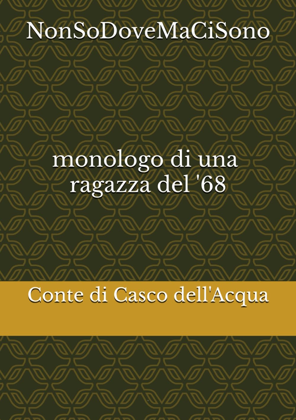 NonSoDoveMaCiSono: monologo di ragazza del '68