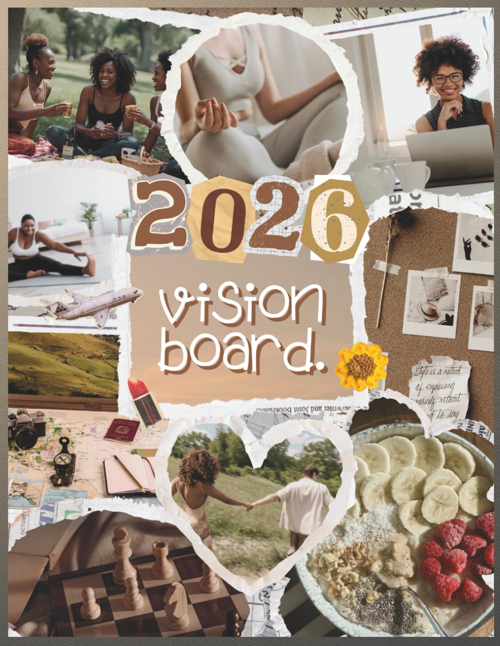 Vision Board 2026: Clip Art Book