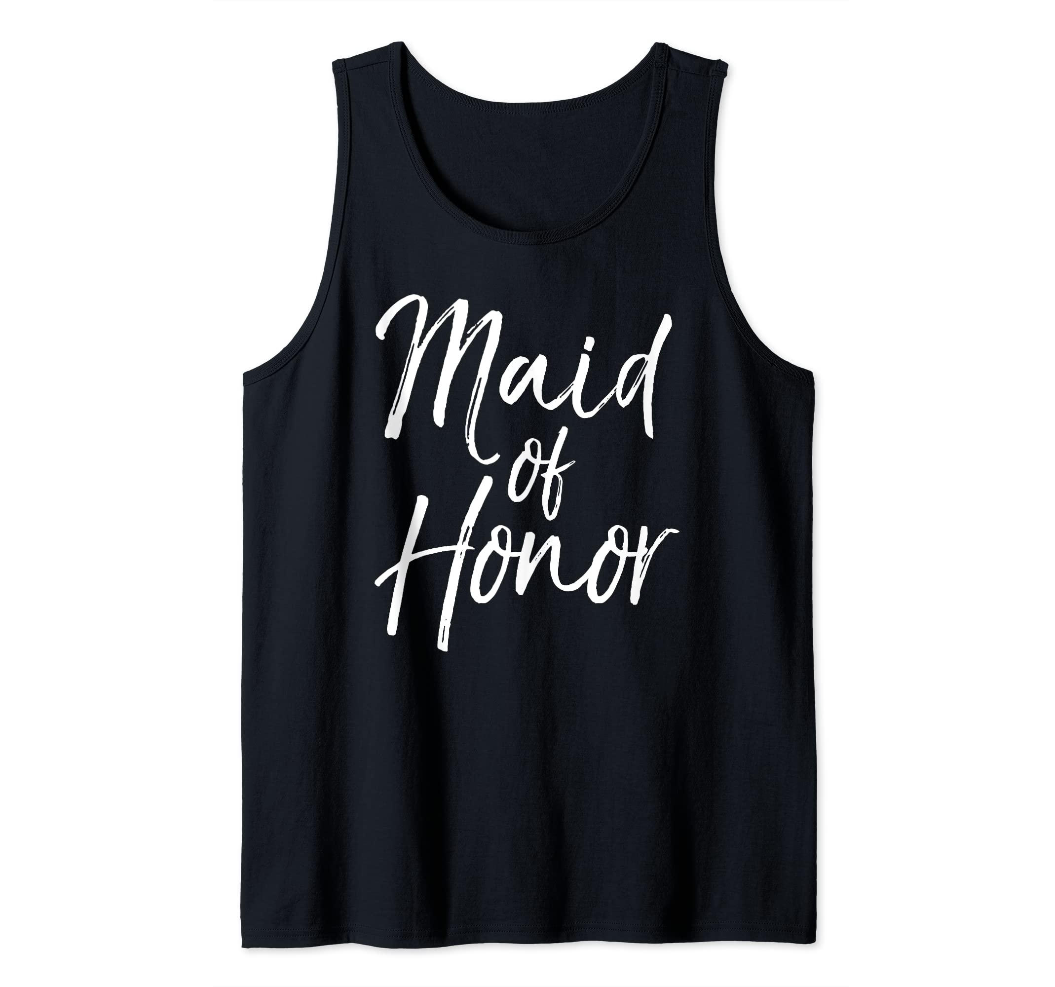 Bride & Groom Wedding Design StudioCute Wedding Bridal Party Gift for Bridesmaid Maid of Honor Tank Top