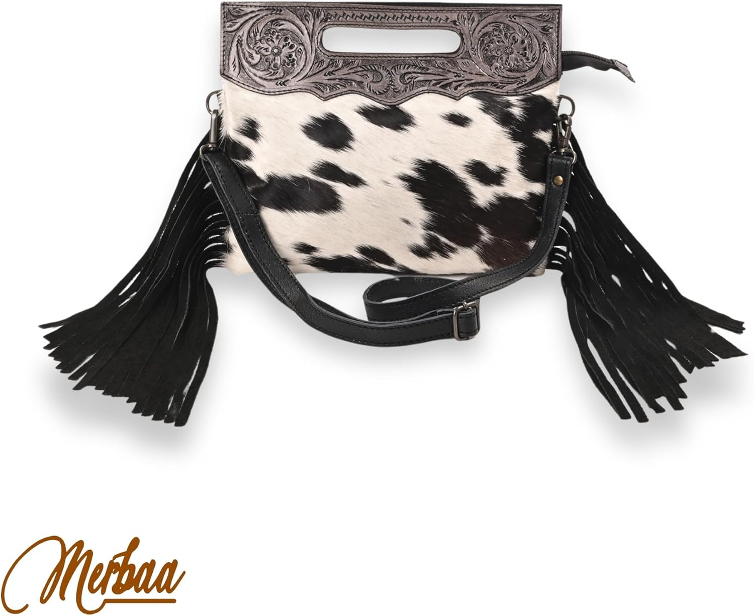 Merbaa Women Natural Cowhide Leather Crossbody Sling Bag With Adjustable Detachable Strap | Shoulder Bag | Handbag - Image 9