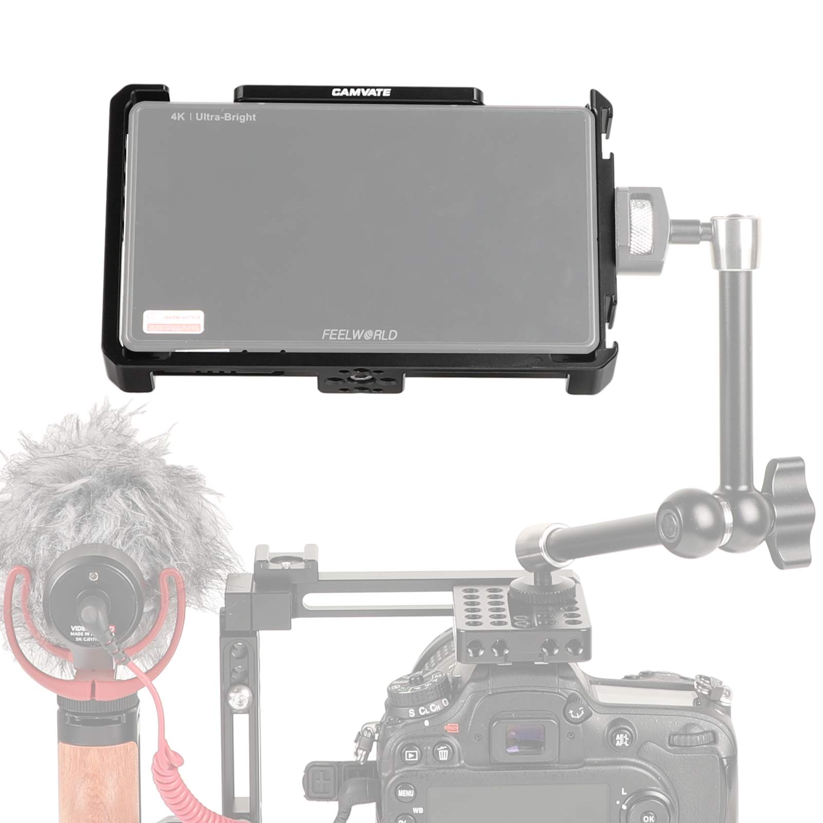 「5stars」FEELWORLD LUT6 ケージ付き Amazon | CAMVATE フォームフィッティングケージアーマー