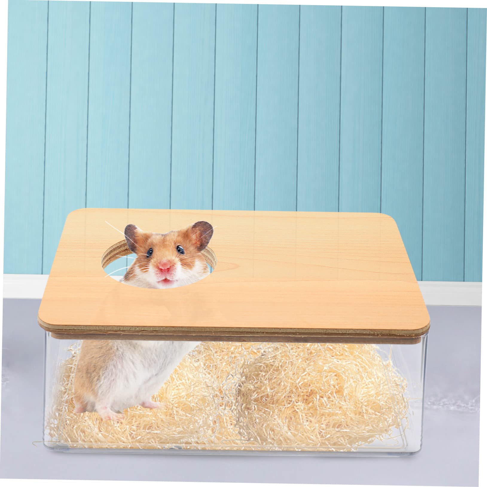 POPETPOP 2stücke Transparente Hamsterbadewanne Mit Sandbad Funktion Kleintier Badezimmer Für Hamster Zwerghamster Und Andere Kleine Haustiere Einfach Zu Reinigen Beobachten
