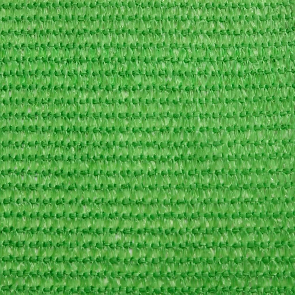 Jasnozielony żagiel przeciwsłoneczny HDPE 160 g/m² 2x5 m