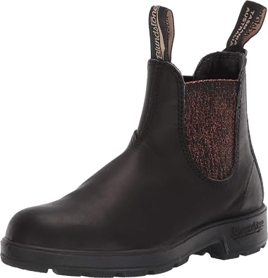 Blundstone Mens Chelsea Boot, Black Bronze Glitter, 11