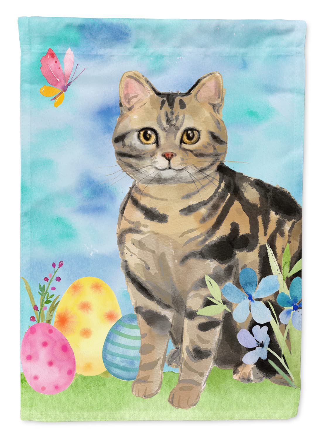 Drapeau American Shorthair Caroline's Treasures pavillon de maison taille L