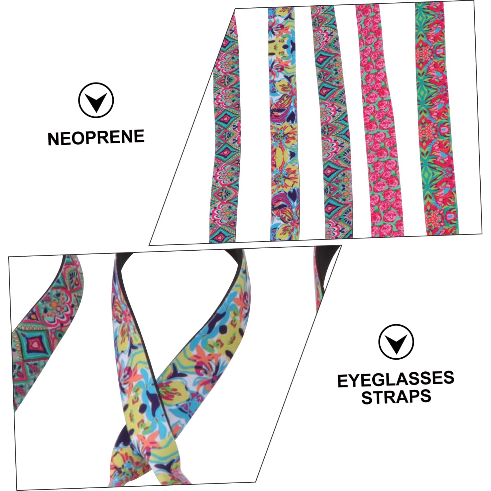 Homoyoyo Brillenbänder Neopren Atmungsaktive Bequeme Eyeglasses Straps Für Sport Freizeit Für Radfahren Angeln Laufen Wassersport
