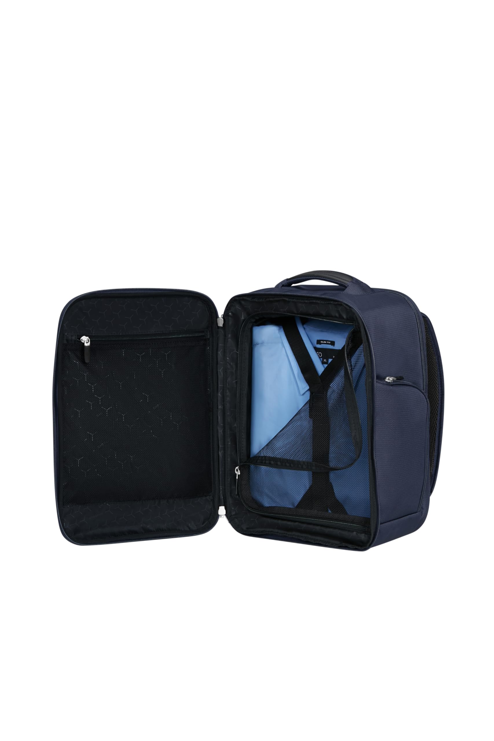 Samsonite Spark SNG Eco - Plecak Kabinowy 40x30x20 cm - Bagaż Podręczny dla Ryanair, Wizz Air & Vueling, Torba Pod Siedzenie z Kieszenią na Laptopa 15.6", 26 L, 0.80 KG, Niebieski (Midnight Blue)