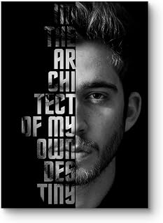 Mega Art Design Personalized Black and White Face Text Portrait Custom Poster | Upload Your Own Photos and Text | Manually Edited for Customized Personalized Portrait
