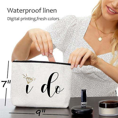 Miniatura 5 de Blue Leaves Luck This Fun Regalos de cumpleaños para mujeres  Estuche de viaje de maquillaje, bolsa de maquillaje, regalo de jubilación, regalo de