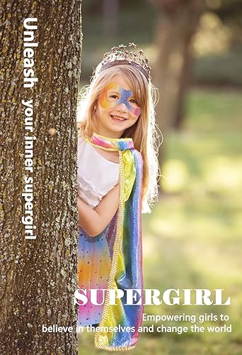 Miniatura 3 de iROLEWIN Kids Superhero-Capes-Costumes for Girls Princess Dress-Up Fairy Cape Mask Tutu as Christmas Birthday Gifts Toys