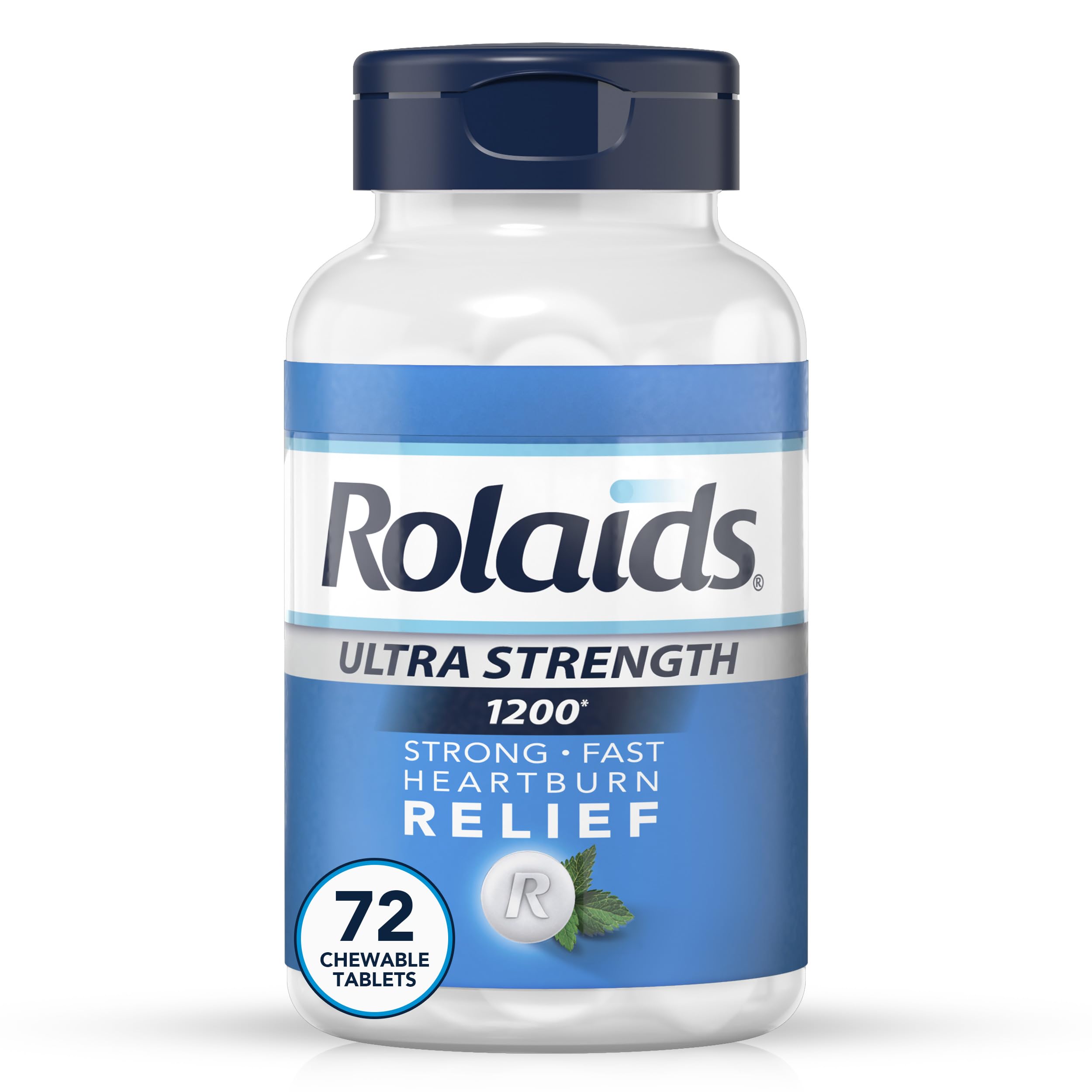 Ultra Strength Tablets, Mint, 72 Count