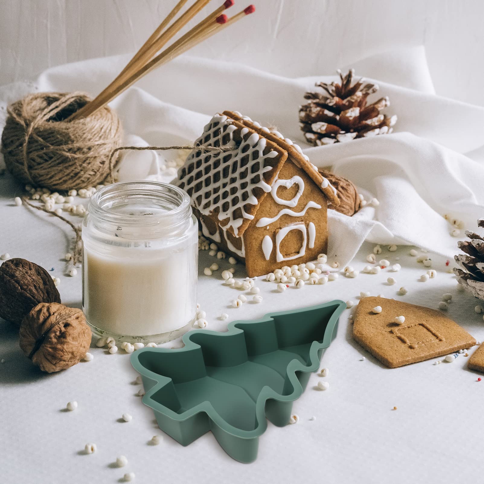 Moules à Bougies - Moules à Bougies, Moule En Silicone Pour Sapin De