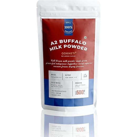 Gokheti A2 Full Cream Milk Powder - 500ml