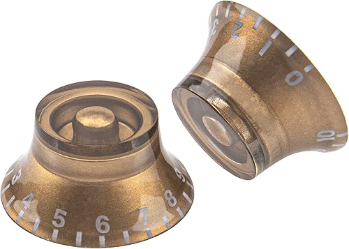 Miniatura 5 de 6 perillas para sombrero de guitarra Yootones compatibles con Epiphone Les Paul guitarra eléctrica bajo (dorado)