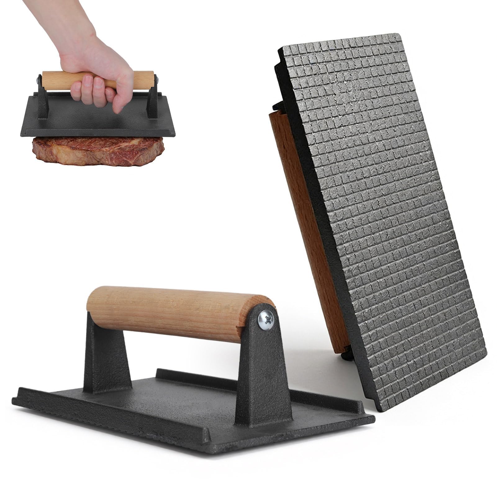Presse à bacon en fonte pour réussir vos brunchs et barbecues