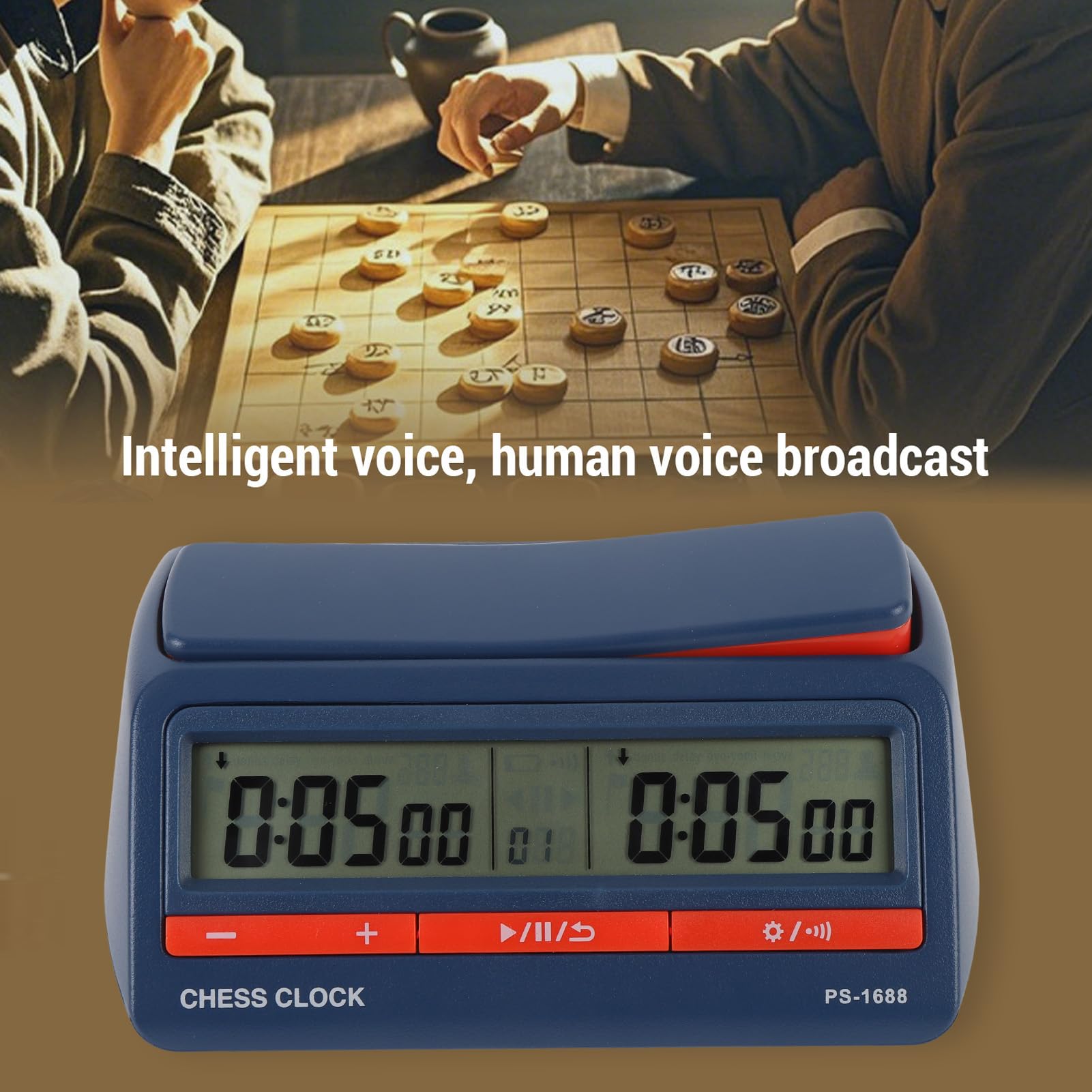 Changor Orologio da Scacchi Digitale Timer Multifunzione con Conto Alla