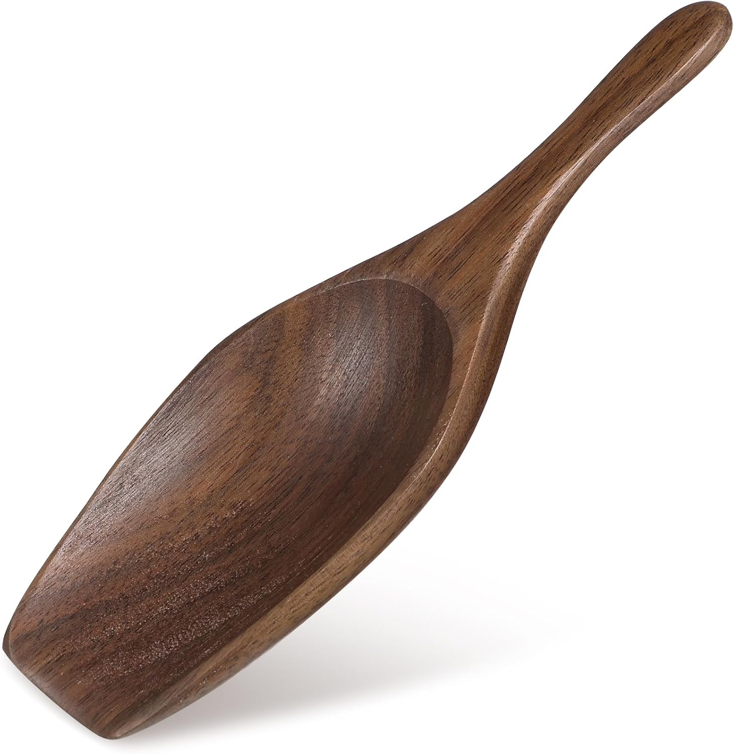 1Pc Small Wood Coffee Bean Scoop Wood Handcrafted Scoop For
