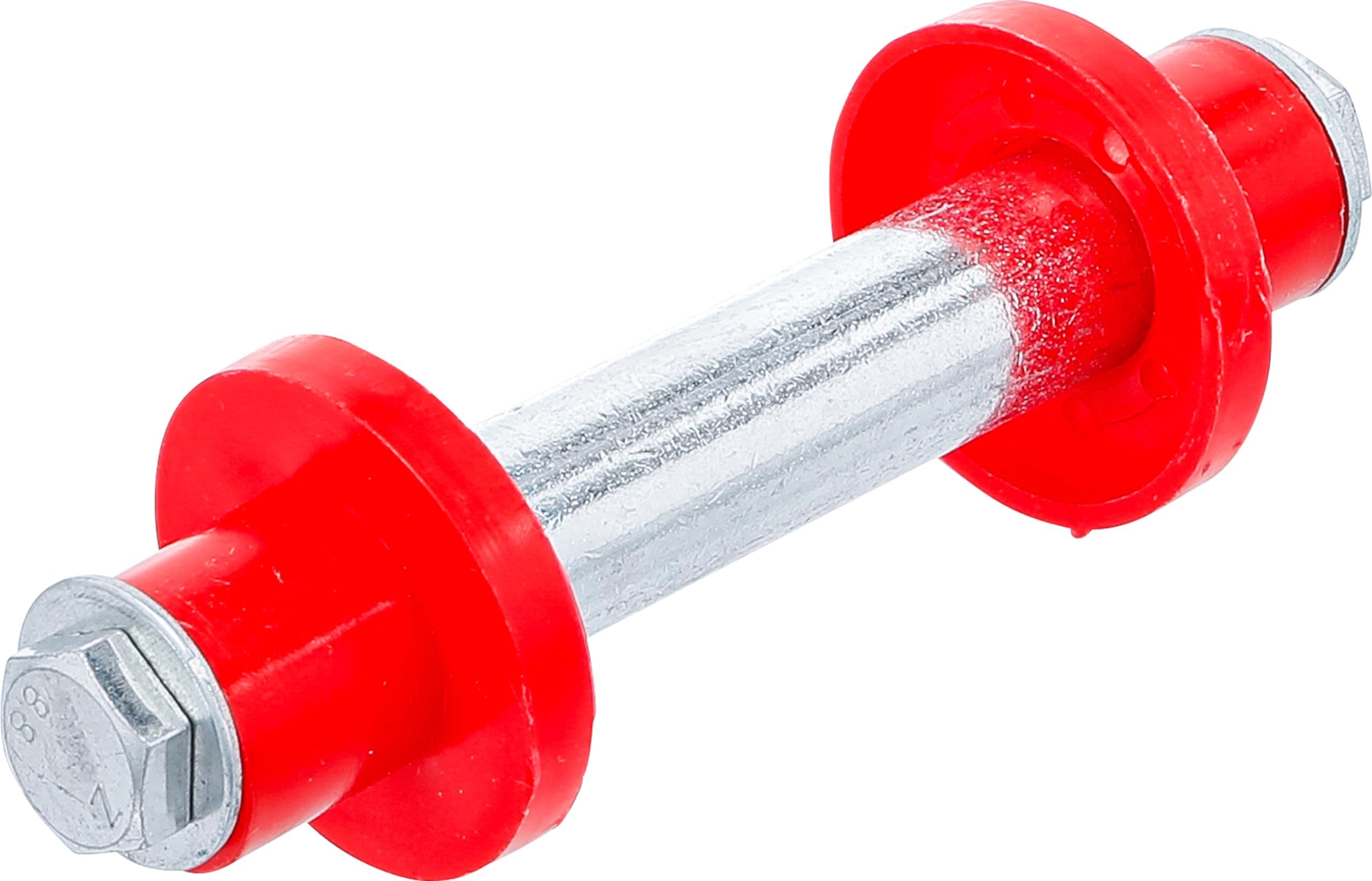 Bgs Do It Yourself Red Bgs Diy 81951 | Axle Set For Pushcart Wheel | 128 Mm | Ø 20 Mm | With 2 Distance Sleeves
