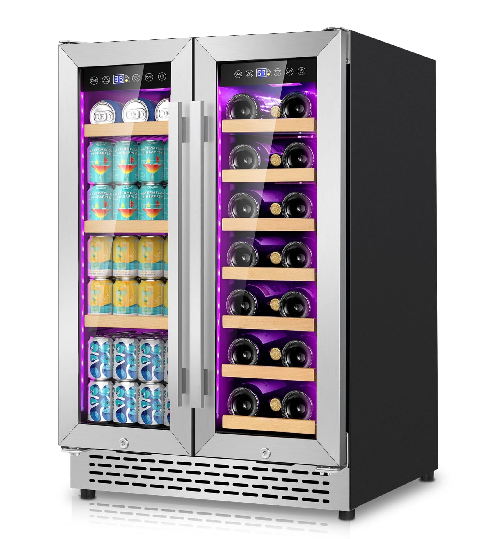 RLPI BPYH24 Beverage Cooler Stainless Steel