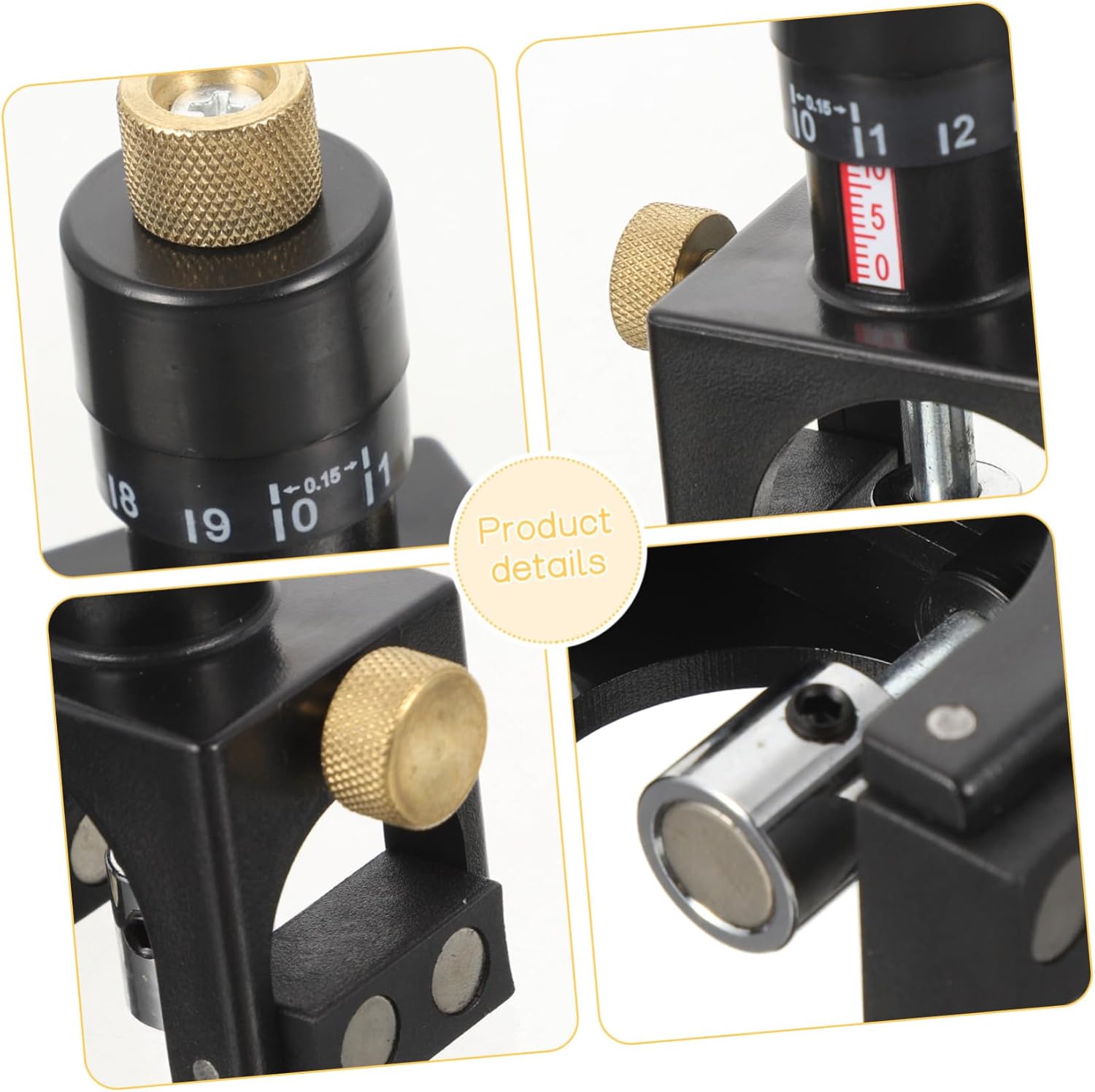 Gadpiparty 1 Planer Adjuster Vessel Adapter Drill Locator Wrench Dowel Jig Screwdriver Kit Hand Plane Pocket Hole Jig Porter Gauges Planer Jigs Checker Adjustable Copper