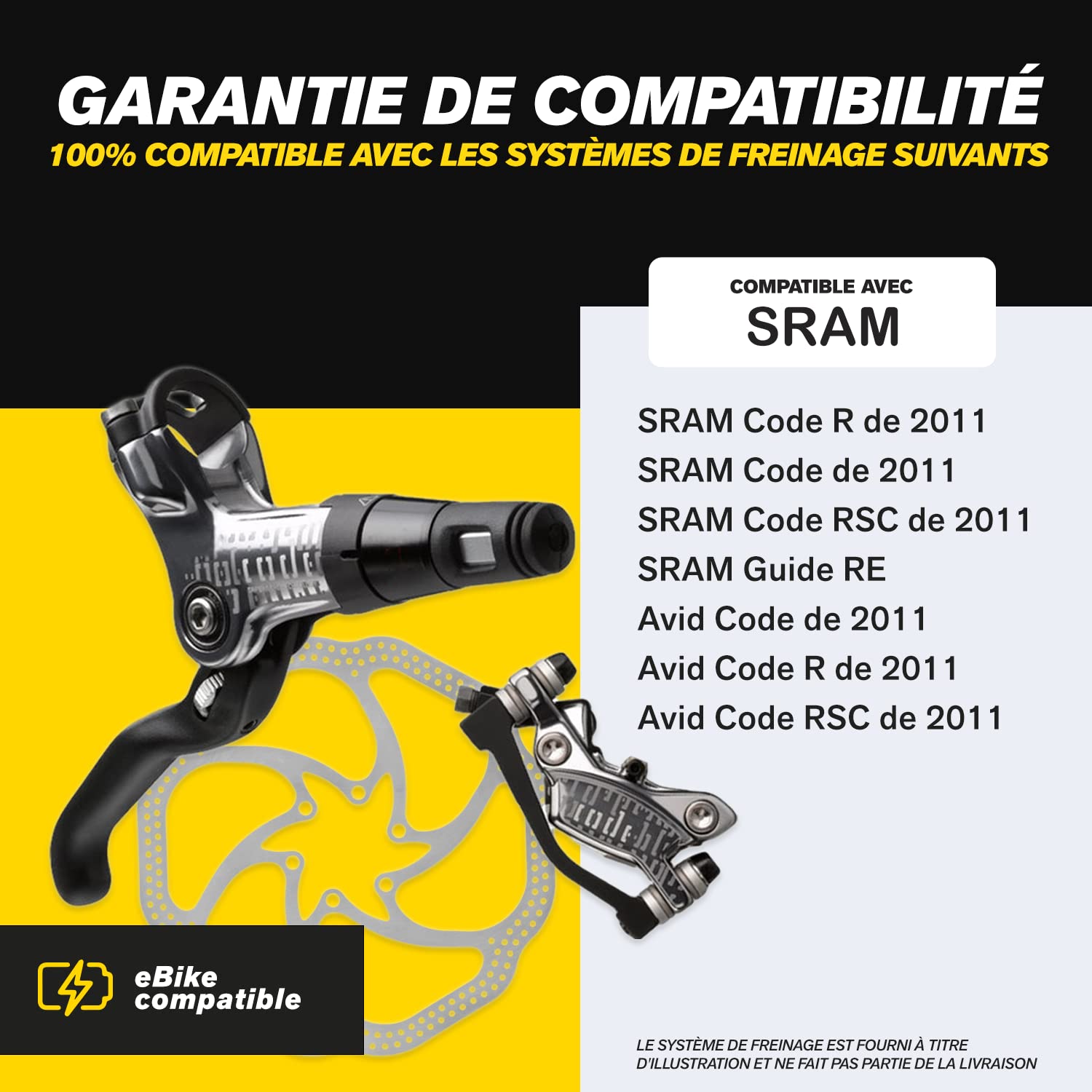 TruckerCo Disque Frein Patins Sram Force Rival 22 Rouge cx1 1 Hydro R