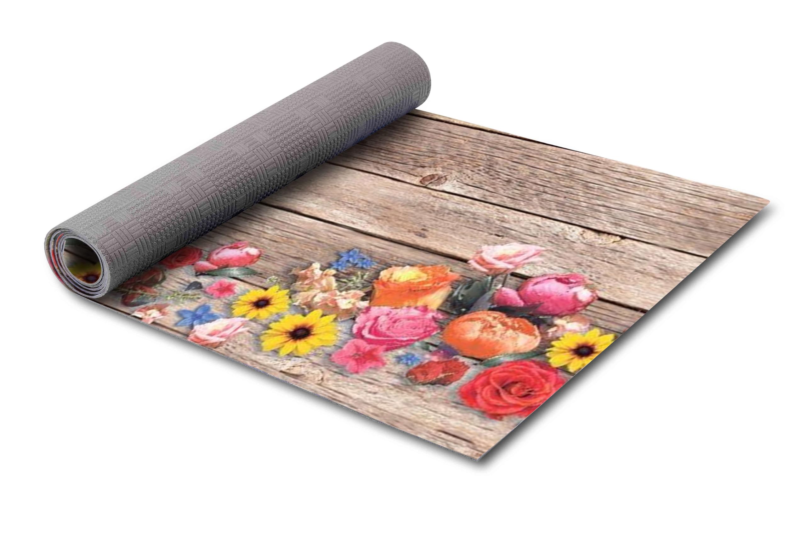HomeLife Tappeto Cucina Antiscivolo Lavabe Made in Italy | Tappeto Passatoia al Metro PVC e Cotone con Stampa Colorata | Tappeto Cucina 280 cm in Vine, Moderno e Decorativo, Fantasia Macarons