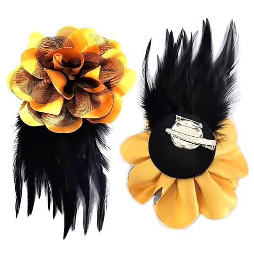 Miniatura 9 de Paquete de 4 pinzas para el pelo con flores mexicanas, grandes rosadas, accesorios para el cabello, broches de flores para tocados de novia,