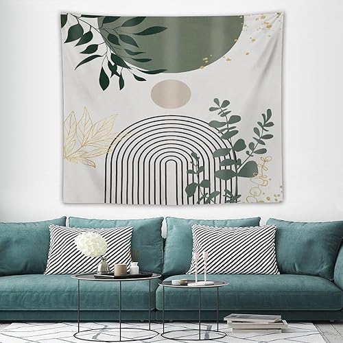 Miniatura 229 de Tapiz floral retro de los años 60 y 70, diseño hippie de primavera Groovy Flower Power Flower Boho para colgar en la pared, arte neutro para Hippie